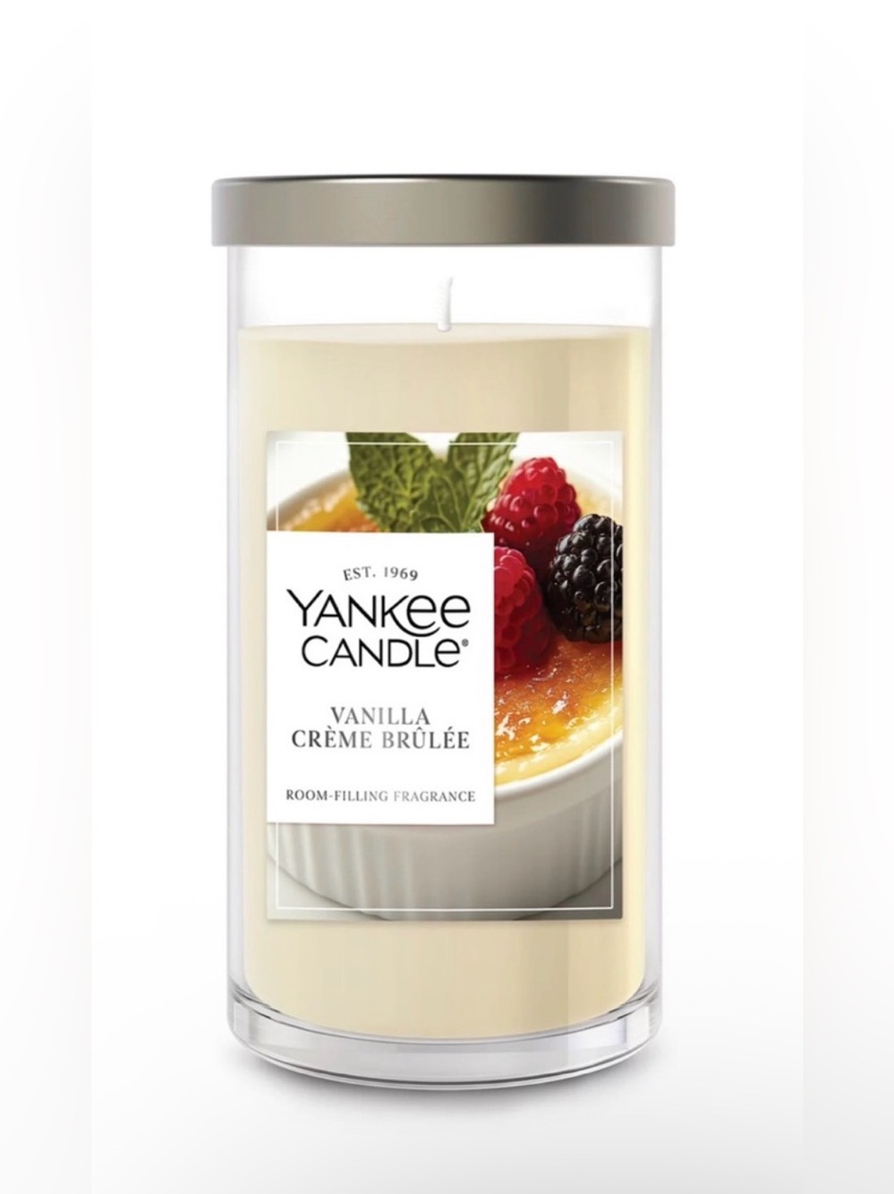 Yankee Candle “Vanilla Creme Brûlée” Medium Tumbler Candle